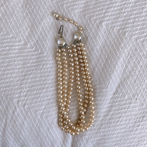 Vintage faux pearl choker - Picture 5 of 9